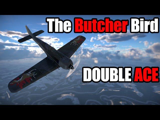 12 KILLS IN THE BUTCHER BIRD - FW 190 A4 - (War Thunder Sim + TrackIR + HOTAS)