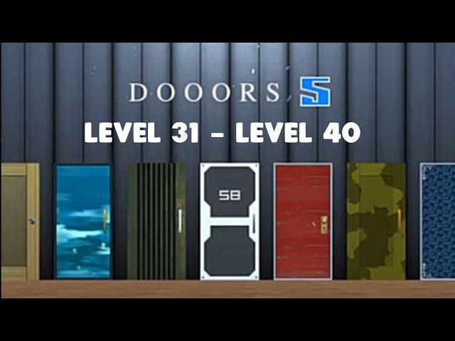 DOOORS 5 - LEVEL 31 32 33 34 35 36 37 38 39 40 WALKTHROUGH