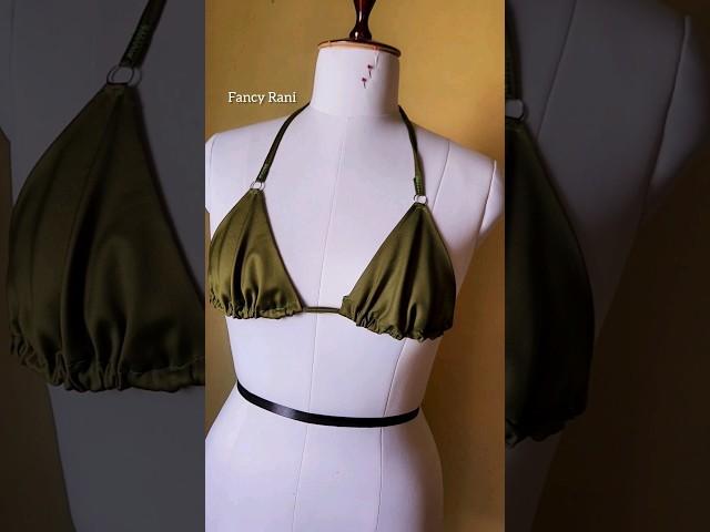 Bikini Top Easy Tutorial #beach #sewing #bikini