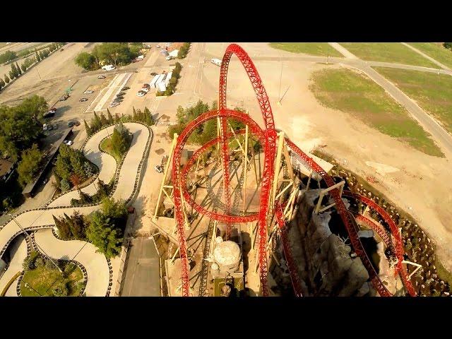 Cannibal front seat on-ride HD POV @60fps Lagoon