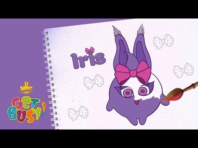 SUNNY BUNNIES | Drawing Iris | Arts & Crafts | Cartoons for Kids