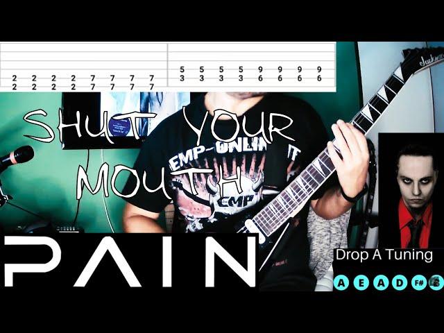 Pain - Shut your Mouth |Guitar cover| |Tab|