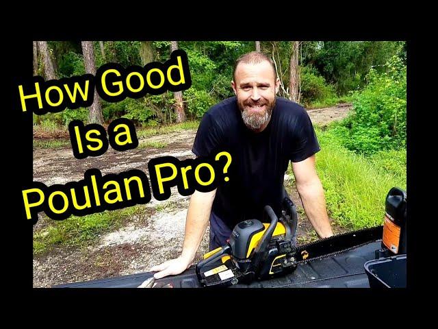 *Review* Poulan Pro Chain Saw from Home Depot. #diy #family #homestead #house #fun #garden #vlog