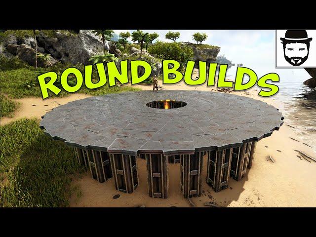 How 2 Build Circular And Round Structures (Ark Survival Evolved)