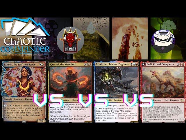 Artifacts and Tokens! Chaotic Commander MTG EDH Gameplay