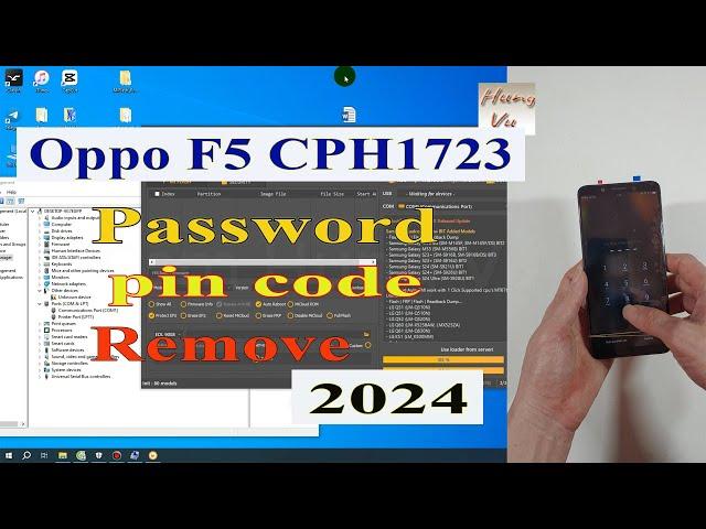 Oppo F5 CPH1723 Factory Reset to Remove Password / pin code with Unlocktool - 2024.