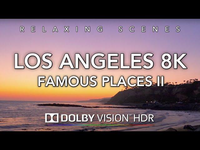 Driving Los Angeles Famous Places Part 2 8K Dolby Vision HDR Santa Monica to Palos Verdes California