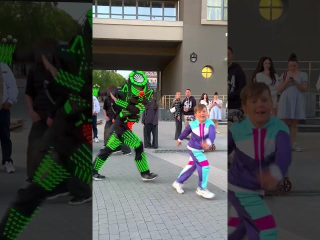 TEACHING SHUFFLE ⭐️ LITTLE BOY DANCING  ASTRONOMIA TUZELITY NEON MODE 