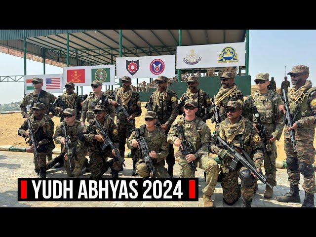 Yudh Abhyas 2024- India US joint military exercise in Indian desert!