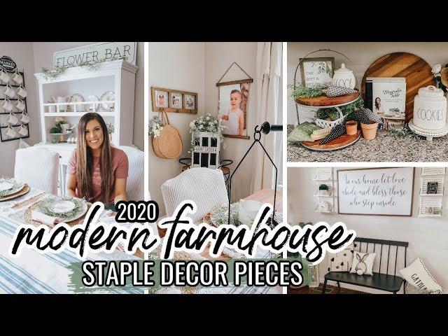 FARMHOUSE DECOR STAPLE PIECES | MODERN FARMHOUSE DECORATING | COZY HOME DECOR