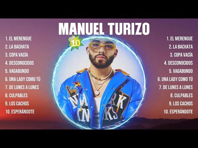 Manuel Turizo Mix Éxitos~ Lo Mas Nuevo 2023 ~ Lo Mejor Canciones