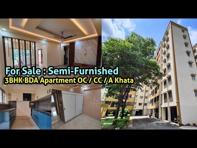 3BHK Semi Furnished Apartment For Sale in Kengeri BDA Project