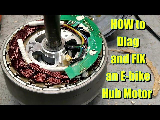 How to Diagnose and Replace a Hall sensor in a hub motor Step by Step instructions Himiway Error 24