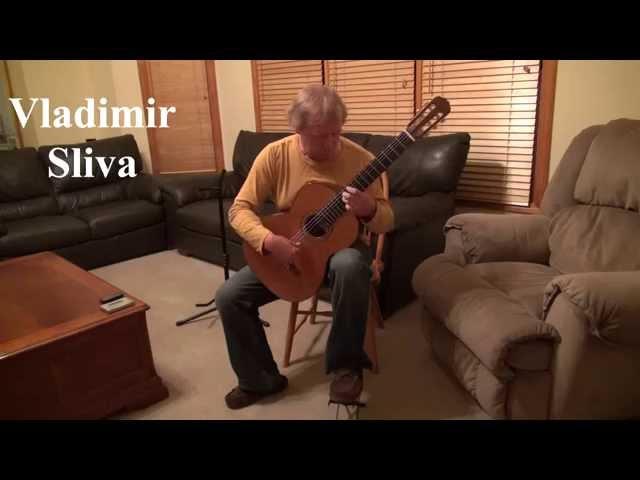 Vladimir Sliva plays Lobos Prelude 1 on guitar