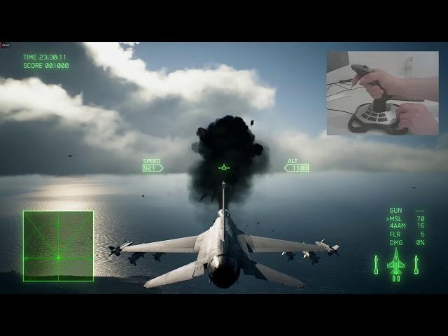 Logitech Extreme 3D Pro Review , playing in Ace Combat 7 with WoJ XInput Emulator