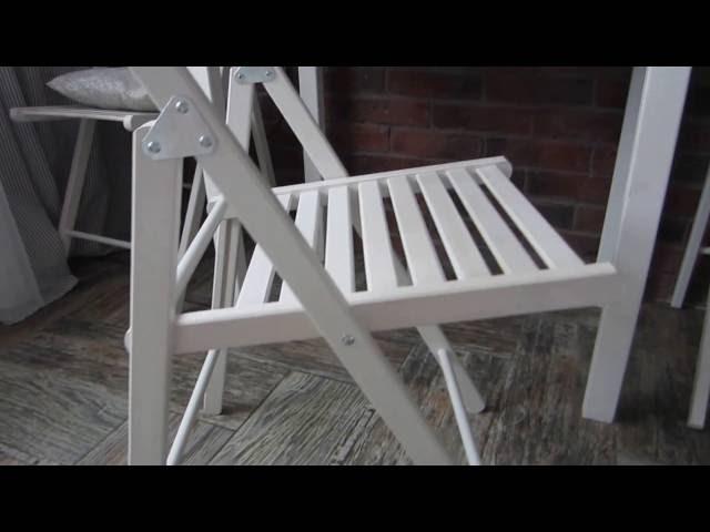 Стул Ikea "Терье" белый/Chair Ikea Terje white