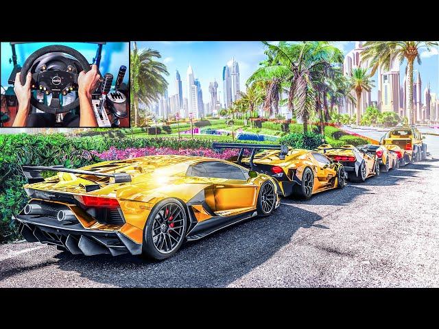 DUBAI BILLIONAIRE CRUISE - Forza Horizon 5 (Steering Wheel + Shifter) Gameplay