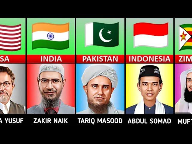 Islamic Scholars From Different Countries|| All Muslim Scholars From Different Countries.