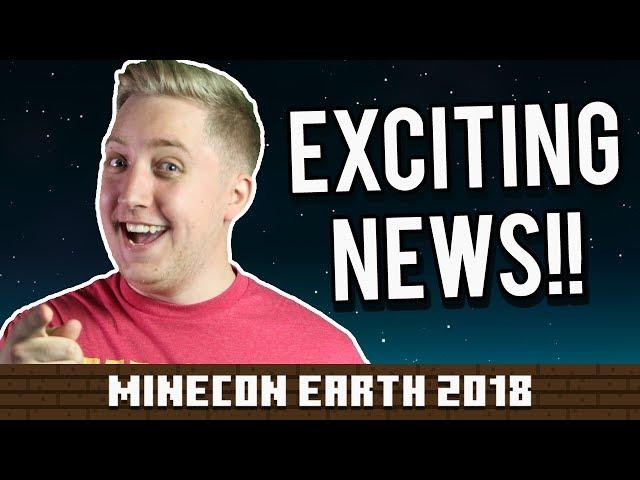 EXCITING NEWS!! - Minecon Earth 2018 #AD