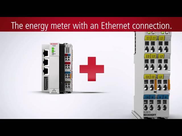 EN | Compact energy meter with Ethernet connection: Embedded PC plus power measurement terminal