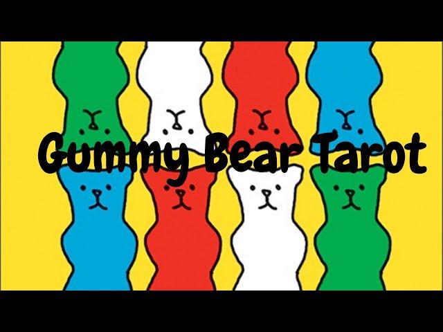 GUMMY BEAR TAROT CARD DECK WALK-THROUGH!