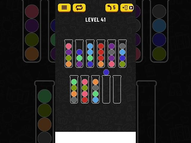 Ball Sort Puzzle Level 41 | Puzzle Game  | Complete Level