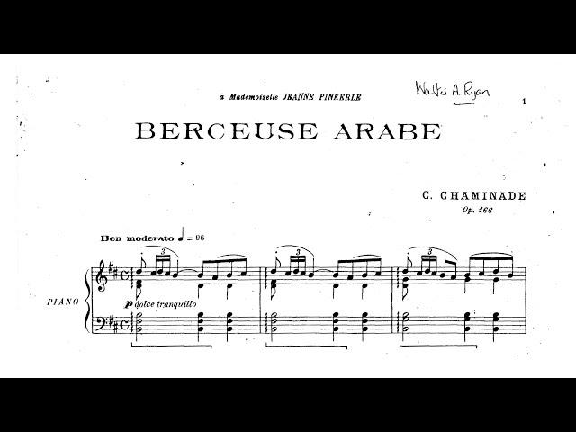 Cécile Chaminade - Berceuse arabe, Op.166