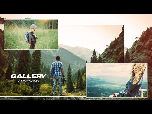 “After Effects Tutorial” 3D Gallery Slideshow (Анимация Слайдшоу Галереи)