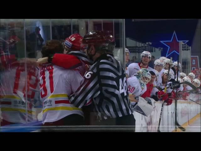 KHL Fight: Max Mamin VS Oleg Ya Shin