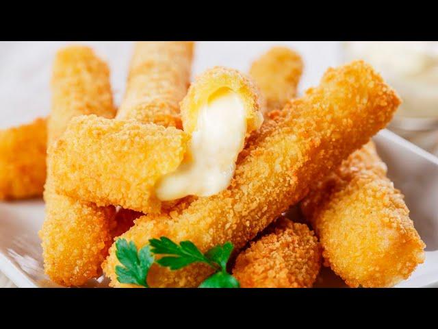 How to Make Mozzarella Sticks - Fried Cheese Sticks Recipe