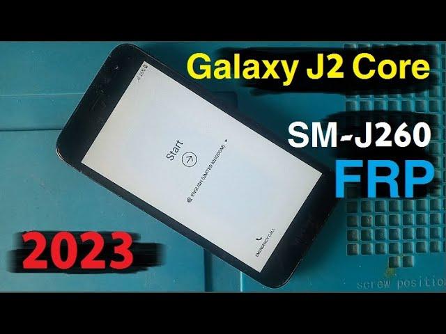 samsung j2 coreJ260 frp bypass without pc android 8 1 new methode 2023