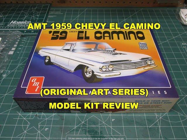 AMT 1959 CHEVY EL CAMINO 1:25 SCALE MODEL KIT REVIEW AMT1058