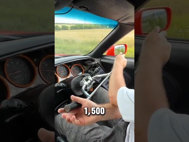 What happens if you put bicycle wheels on a real car?