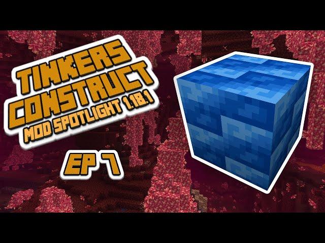 Tinkers Construct Mod Spotlight 1.18.1 EP 7 - How to Mine Cobalt! Blaze Farm Automate Blazing Blood!