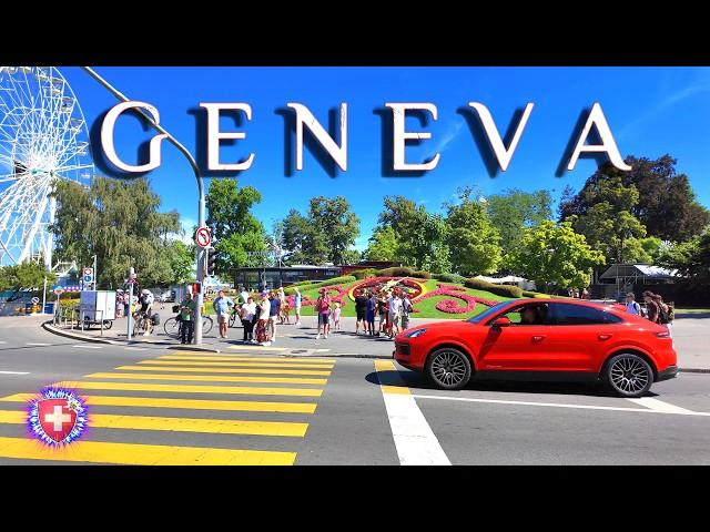 GENEVA SWITZERLAND  World`s most expensive city / Shopping Streets Walking Tour 4K HDR 