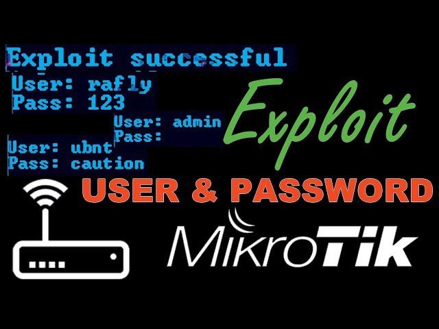 Mikrotik! Exploit User & Password Winbox