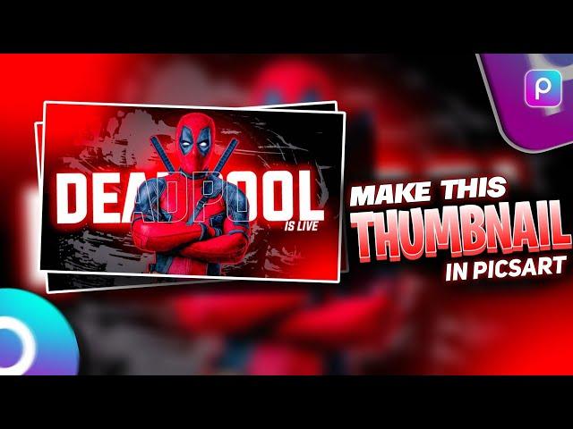 How To Make EFX Thumbnail || Picsart Thumbnail ( Very Easy )