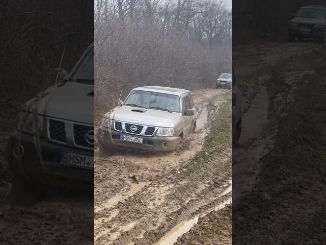 Nissan Patro y61 in mud #4x4 #driveq #offroad