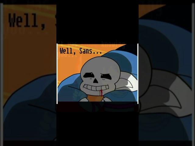 It was KNIFE  knowing ya #undertale #sans #tobyfox #frisk