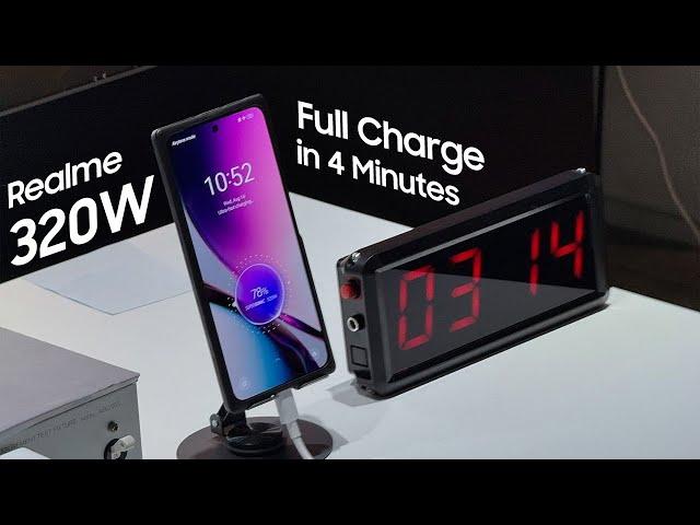 Realme 320W Fast Charging — Live TEST | #Realme Supersonic Charging