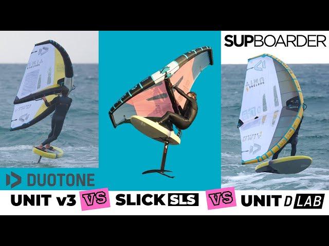 Duotone SLICK SLS vs UNIT V3 vs. UNIT DLAB / 2023 Wings / Comparative Review / SUPboarder