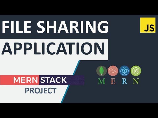 File Sharing Application | MERN Stack | React, Node, Express, MongoDB