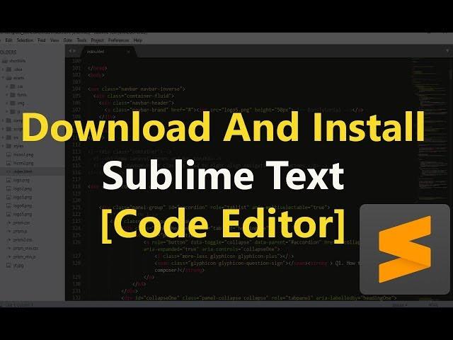 How to download install and use code editor sublime| tips for use | free editor