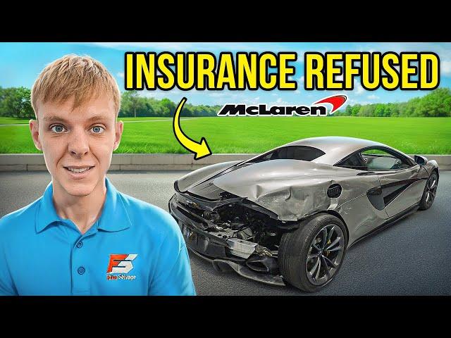 REBUILDING A WRECKED MCLAREN 540C THAT THE INSUANCE REFUSED TO PAY OUT ON