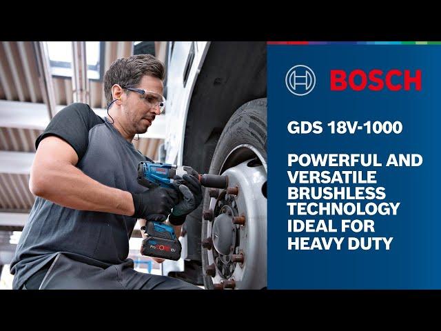 Bosch GDS 18V-1000 Professional Cordless Impact Wrench