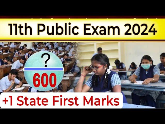 11th Public Exam 2024 State First Marks Updates |11th Public Exam 2024 State First Marks