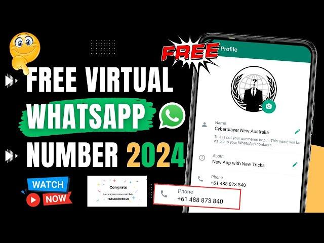 Fake Whatsapp number 2024 | fake number se whatsapp kaise chalaye | whatsapp fake id kaise banaye