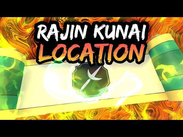 HOW TO GET MINATO KUNAI /RAIJIN KUNAI + LOCATION Roblox Shinobi Life 2