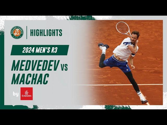 Medvedev vs Machac Round 3 Highlights | Roland-Garros 2024