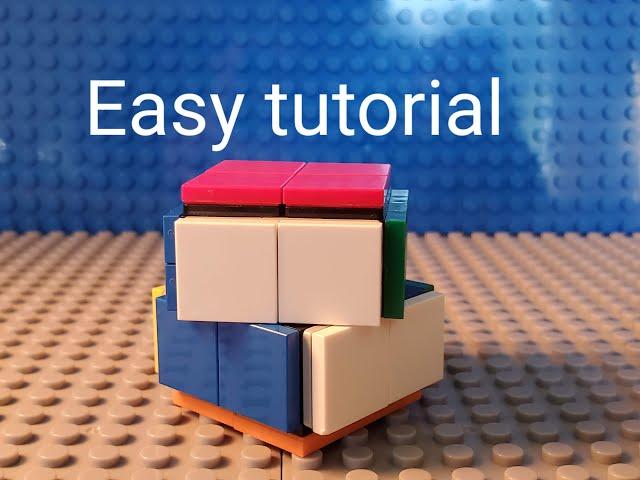 How to build a Lego 2x2 Rubix Cube Easy Tutorial!